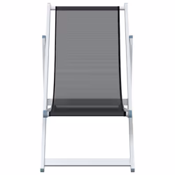 VidaXL 360167 chaise d'extérieur Terrace Aluminium, Textile Gris - Vue supplémentaire 4