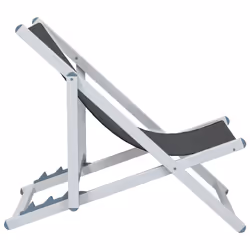 VidaXL 360167 chaise d'extérieur Terrace Aluminium, Textile Gris - Vue supplémentaire 5