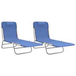 VidaXL 360180, Linge, Acier, Textile, Bleu