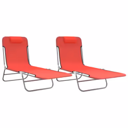 VidaXL 360182, Linge, Acier, Textile, Rouge