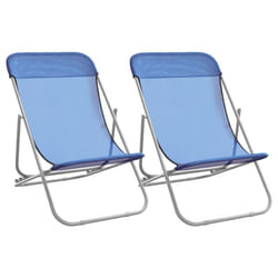 VidaXL 360187 chaise d'extérieur Terrace Acier Bleu