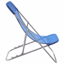 VidaXL 360187 chaise d'extérieur Terrace Acier Bleu - Vue supplémentaire 5