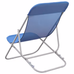VidaXL 360187 chaise d'extérieur Terrace Acier Bleu - Vue supplémentaire 6