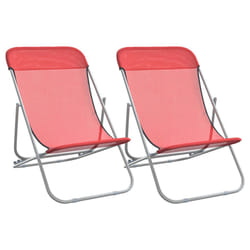 VidaXL 360189 chaise d'extérieur Terrace Acier Rouge