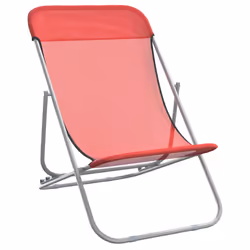 VidaXL 360189 chaise d'extérieur Terrace Acier Rouge - Vue supplémentaire 3