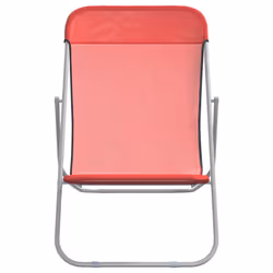 VidaXL 360189 chaise d'extérieur Terrace Acier Rouge - Vue supplémentaire 4