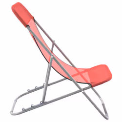 VidaXL 360189 chaise d'extérieur Terrace Acier Rouge - Vue supplémentaire 5