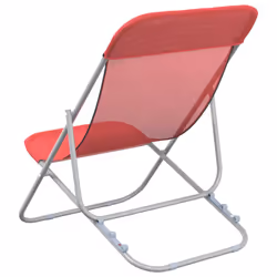 VidaXL 360189 chaise d'extérieur Terrace Acier Rouge - Vue supplémentaire 6