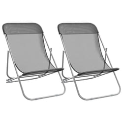 VidaXL 360190 chaise d'extérieur Terrace Acier Gris