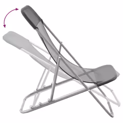 VidaXL 360190 chaise d'extérieur Terrace Acier Gris - Vue supplémentaire 7