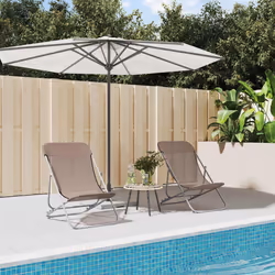 VidaXL 360191 chaise d'extérieur Terrace Acier Marron - Vue supplémentaire 2