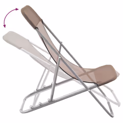 VidaXL 360191 chaise d'extérieur Terrace Acier Marron - Vue supplémentaire 7
