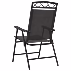 VidaXL 360200 chaise d'extérieur Terrace Siège rembourré Acier, Textile Gris - Vue supplémentaire 7