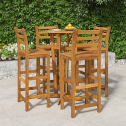 Vidaxl - Ensemble de bar de jardin 5 pcs bois d'acacia solide