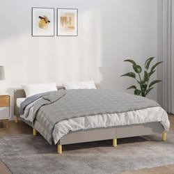 vidaXL Couverture lestée Gris 122x183 cm 5 kg Tissu 3154775