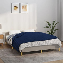 Couverture Lestée Bleu 137x200 Cm 6 Kg Tissu Vidaxl