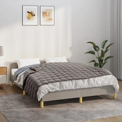 Couverture Lestée Gris 140x200 Cm 10 Kg Tissu