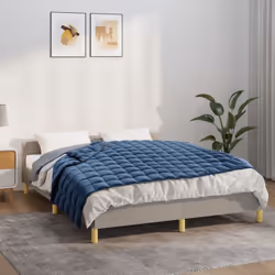 Avez-vous des problèmes de sommeil la nuit ? Cette couverture lestée est l'aide parfaite pour dormir. Cette couverture offre  ...