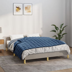 Vidaxl - Couverture lestée Bleu 122x183 cm 9 kg Tissu