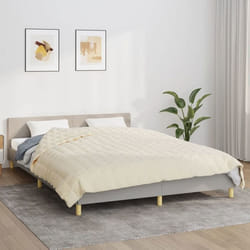 Couverture Lestée Crème Clair 220x230 Cm 11 Kg Tissu
