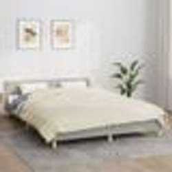 vidaXL Couverture lestée Crème clair 220x240 cm 15 kg Tissu 3154882