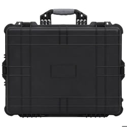 vidaXL Valise de vol à roulettes Noir 63x50x23 cm PP