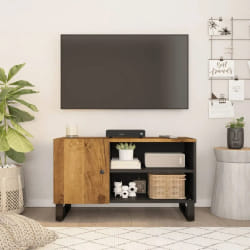 vidaXL Meuble TV - Bois de manguier