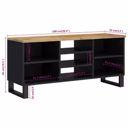 VidaXL 351966 Support TV et centre de divertissement - Vue supplémentaire 8