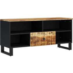 vidaXL Meuble TV 100x33x46 cm bois de manguier et d'ingénierie