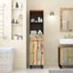 vidaXL Armoire de salle de bain 38x33x160 cm bois massif récupération
