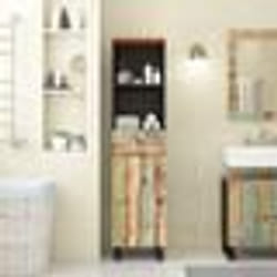 vidaXL Armoire de salle de bain 38x33x160 cm bois massif récupération