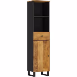 Cette armoire de salle de bain est un excellent choix pour votre salle de bain, la rendant bien rangée et organisée ! Bois de ...