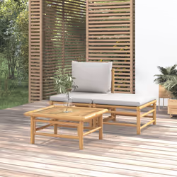 VidaXL 362275 banc de jardin Bambou