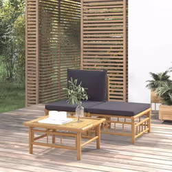 Savourez une tasse de café ou de thé par beau temps dans votre espace extérieur avec cet élégant ensemble de salon de jardin ...