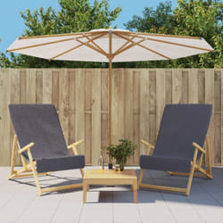 Vidaxl - Serviettes de plage 2 pcs anthracite 60x135 cm tissu 400 gsm