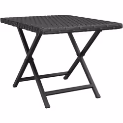 Cette table pliable est conçue pour être un supplément pratique et décoratif à votre jardin, balcon ou patio. Matériau durabl ...