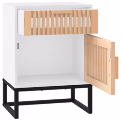 VidaXL 352091 Table de nuit et table de chevet Blanc - Vue supplémentaire 6