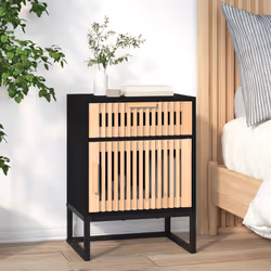 VidaXL 352093 Table de nuit et table de chevet Noir