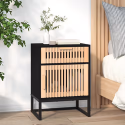 VidaXL 352094 Table de nuit et table de chevet Noir - Vue supplémentaire 4