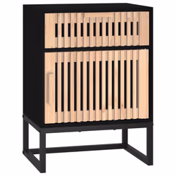 VidaXL 352094 Table de nuit et table de chevet Noir - Vue supplémentaire 7