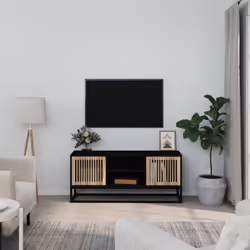 Avec un design élégant mais pratique, ce meuble TV est destiné à devenir un point de mire de votre pièce. Matériau durable :  ...
