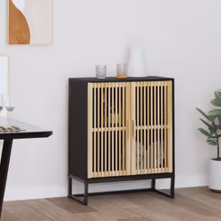 Ce buffet classique, au look intemporel, est conçu pour être un excellent supplément à votre maison. Matériau durable : le bo ...
