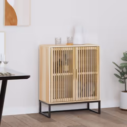Ce buffet classique, au look intemporel, est conçu pour être un excellent supplément à votre maison. Matériau durable : le bo ...