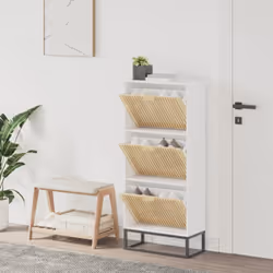 Gardez vos chaussures à l'abri de la poussière et de l'encombrement pour créer un environnement bien rangé avec cette élégant ...