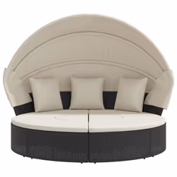 VidaXL 362254 lit d'extérieur Crème, Blanc - Vue supplémentaire 3