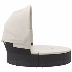 VidaXL 362254 lit d'extérieur Crème, Blanc - Vue supplémentaire 4