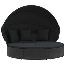 VidaXL 362255 lit d’extérieur Noir