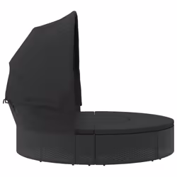 VidaXL 362255 lit d'extérieur Noir - Vue supplémentaire 4