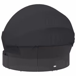 VidaXL 362255 lit d'extérieur Noir - Vue supplémentaire 5