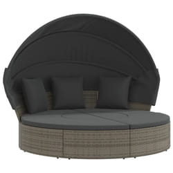 VidaXL 362256 lit d'extérieur Gris